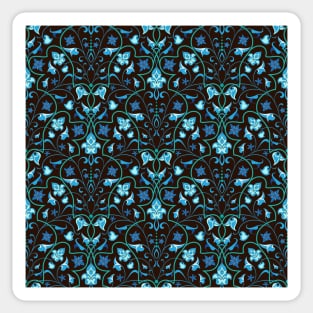 Baroque blue pattern Sticker